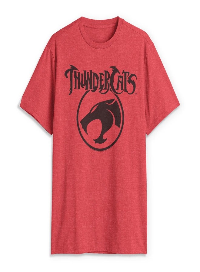 Fifth Sun Thundercats T Shirt for Men - Red - Small - Officially Licensed Circle Logo Vintage Design Iconic 80s Cartoon Thunder Cats - Image 1